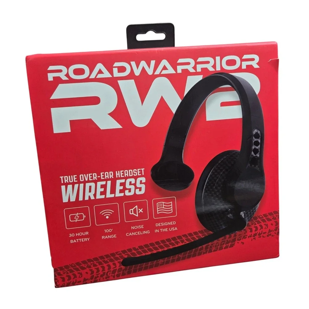 RoadWarrior RW2 Wireless Over-Ear Trucker Headset Noise Canceling Bluetooth ENC